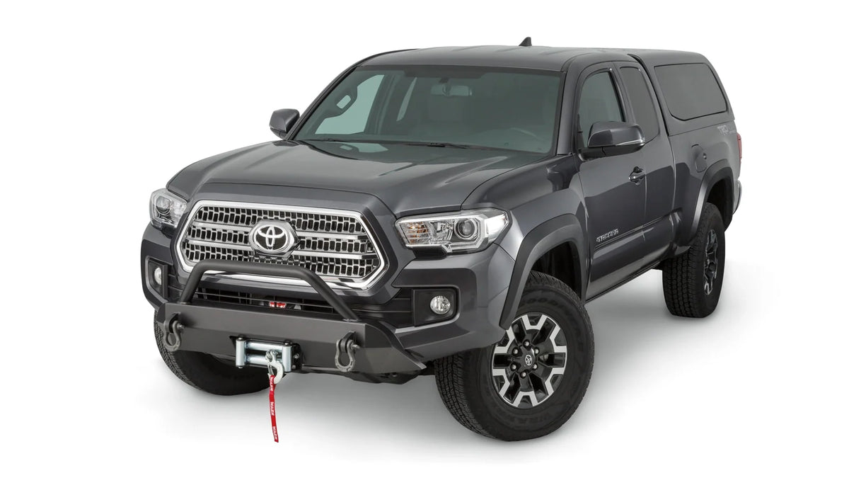WARN Semi-Hidden Winch Mount with Grille Guard for 2016-2023 Toyota Tacoma