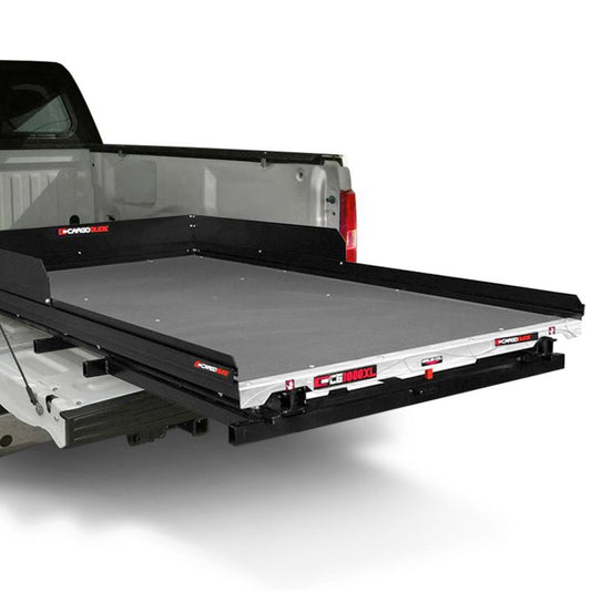 Cargo Glide Bed Slide Polished Aluminum Side Rail 68"x42-1/4" - 2015-25 Full-Size Trucks