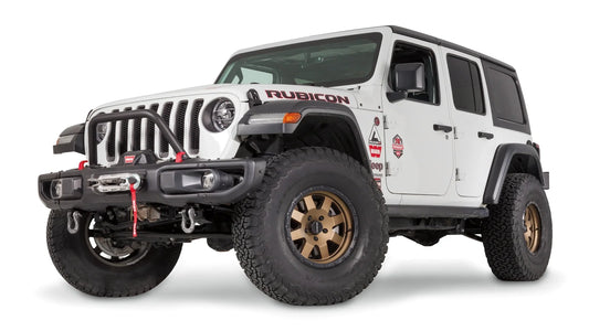 WARN Mid-Height Stinger Grille Guard Tube for 2018-2021 Jeep Wrangler JL / 2020-2021 Jeep Gladiator JT