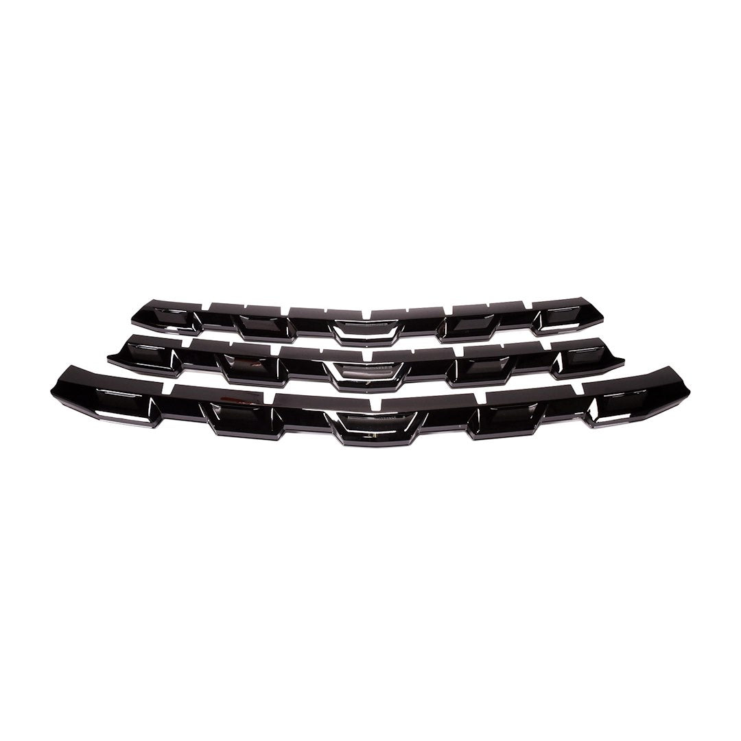 Coast to Coast Chevrolet Colorado 21-22 LT/WT Grille Overlay, Gloss Black (GI181BLK)