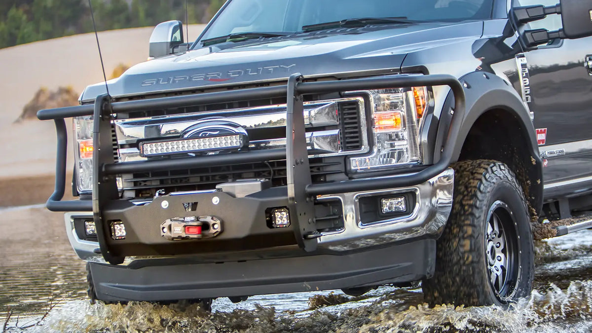 WARN Trans4mer Gen III Full Grille Guard Kit for 2017-2022 Ford Super Duty