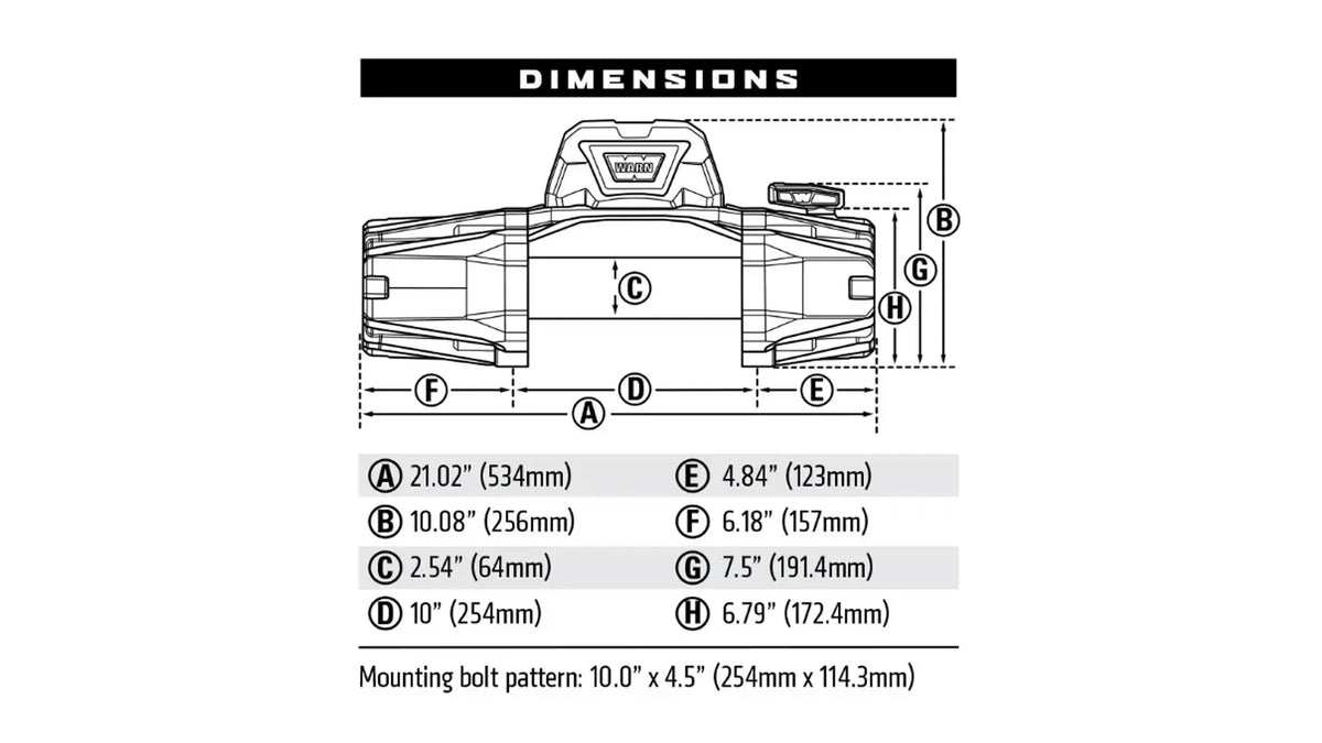 WARN VR EVO 8-S Winch