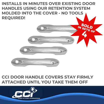 Coast to Coast Ford Explorer 20-25 Door Handle Covers, Chrome (CCIDH68585B)