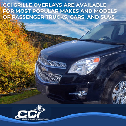Coast to Coast Chevrolet Equinox 10-11 LS/LT/LTZ Grille Overlay, Chrome (IWCGI82)