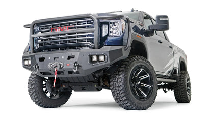 WARN Ascent HD Front Bumper with Full Grille Guard for 2020-2023 GMC Sierra 2500/3500 HD