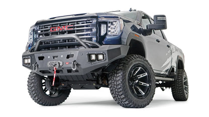 WARN Ascent HD Front Bumper with Prerunner Grille Guard for 2020-2023 GMC Sierra 2500/3500 HD