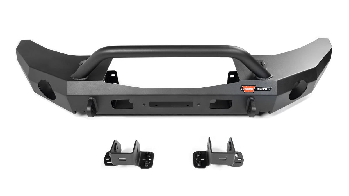 WARN Elite Front Bumper with Prerunner Grille Guard for 2021-2026 Ford Bronco
