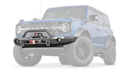 WARN Elite Front Bumper with Prerunner Grille Guard for 2021-2026 Ford Bronco
