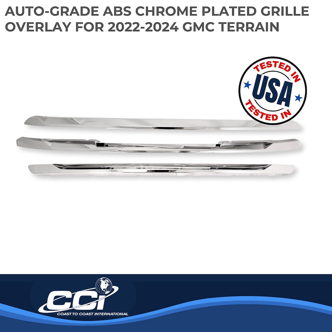 Coast to Coast Ford Explorer 11-15 Base/Limited/XLT Grille Overlay, Chrome (IWCGI91)