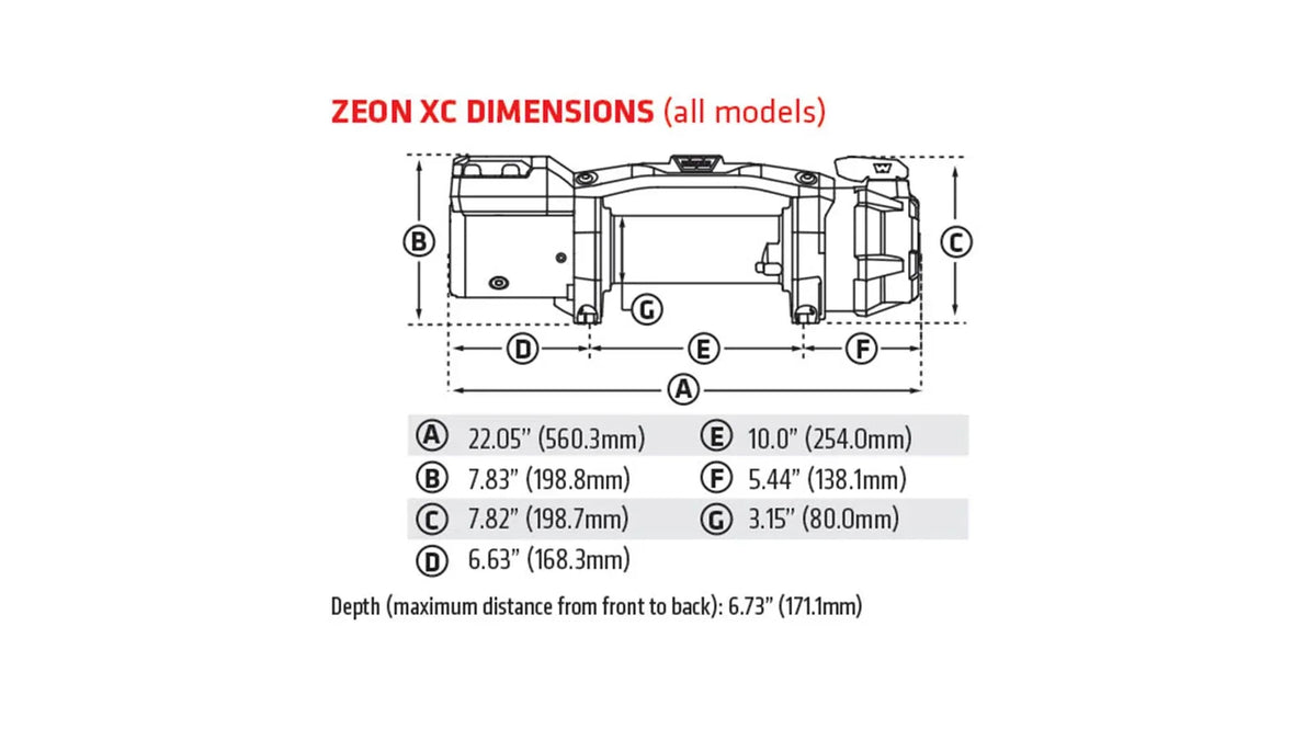 WARN ZEON XC 10 - No Rope