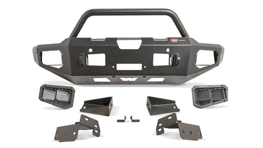 WARN Ascent Front Bumper with Prerunner Grille Guard for 2021-2023 Ford F-150