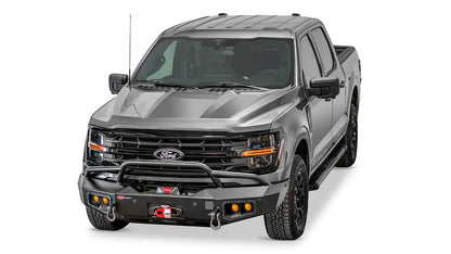 WARN Ascent Front Bumper with Prerunner Grille Guard for 2024-2025 Ford F-150