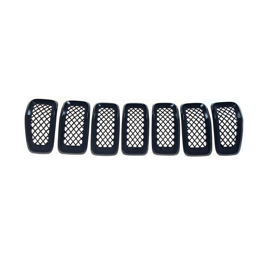 Coast to Coast Jeep Cherokee 14-18 Grille Overlay, Gloss Black (ABS6473B)
