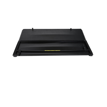 TrailFX Soft Folding Tonneau Cover for Pickup Trucks - Fits 2016-2023 Toyota Tacoma (Black)