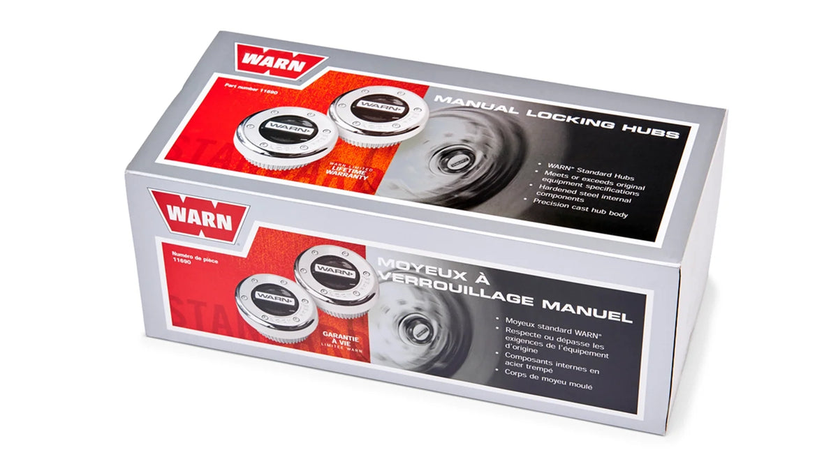 WARN Standard Manual Hubs for D50/60 (Internal Mount)