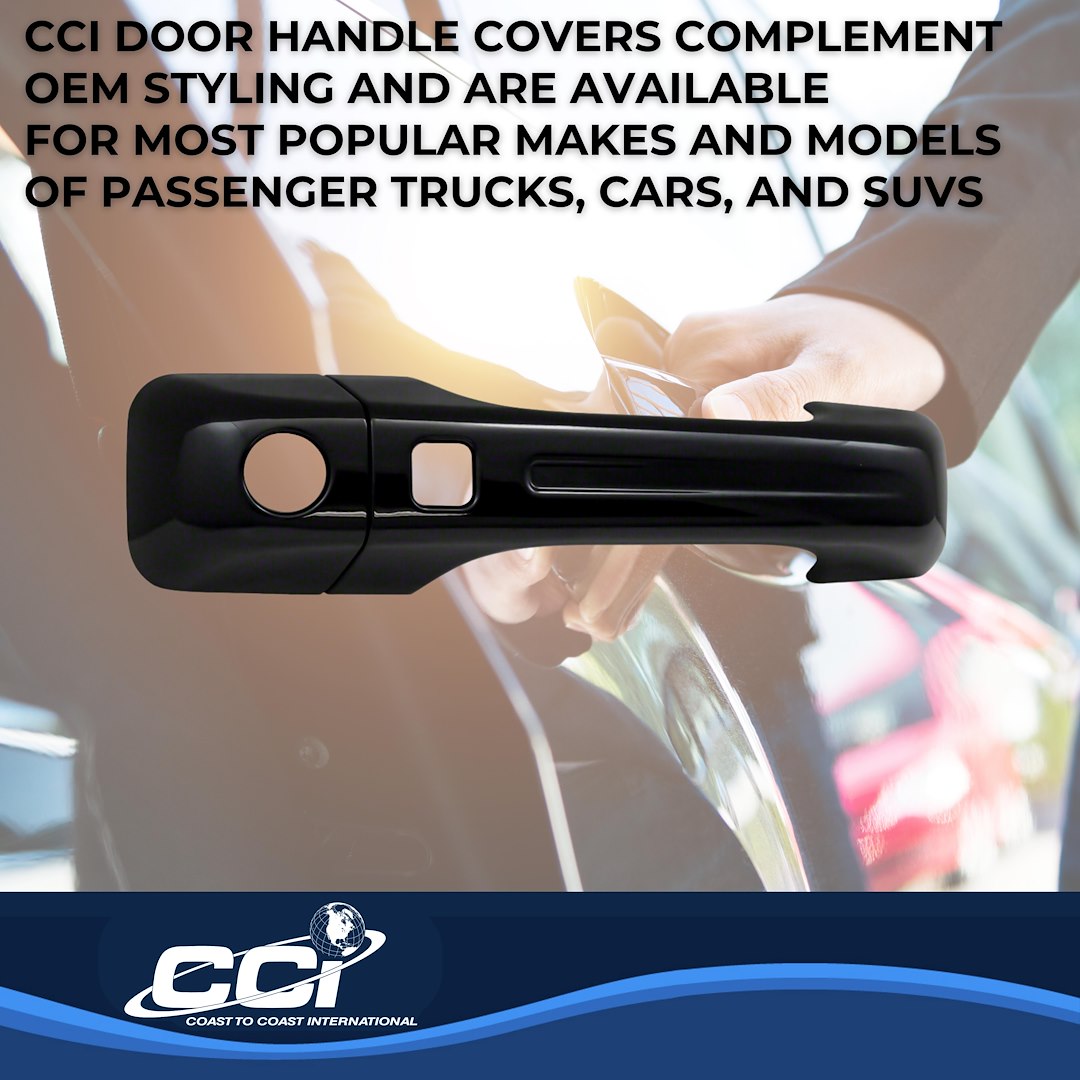Coast to Coast Ram 1500 19-26 Door Handle Covers, Black (CCIDH68579SBK)