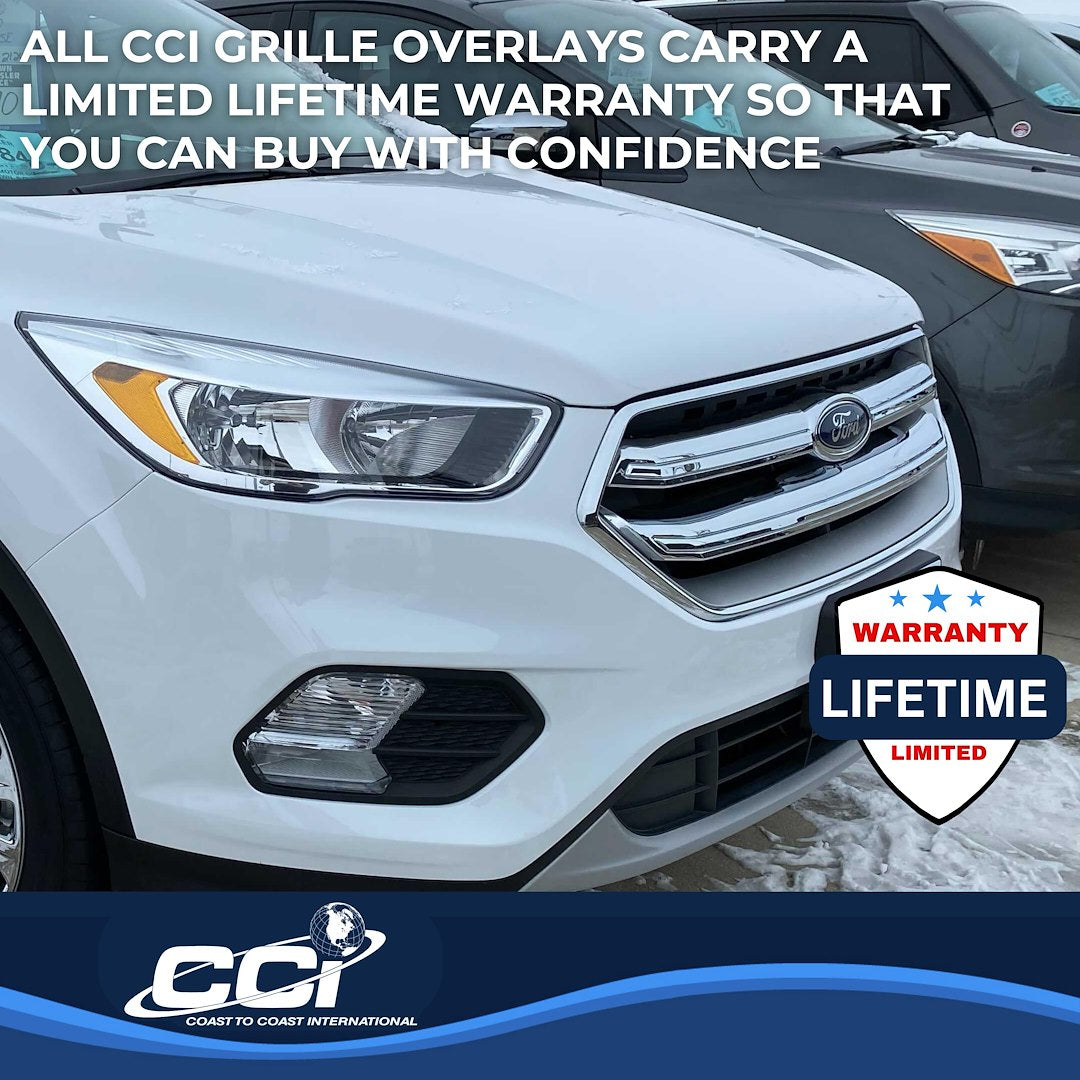 Coast to Coast Ford Escape 17-19 S/SE Grille Overlay, Chrome (IWCGI148)