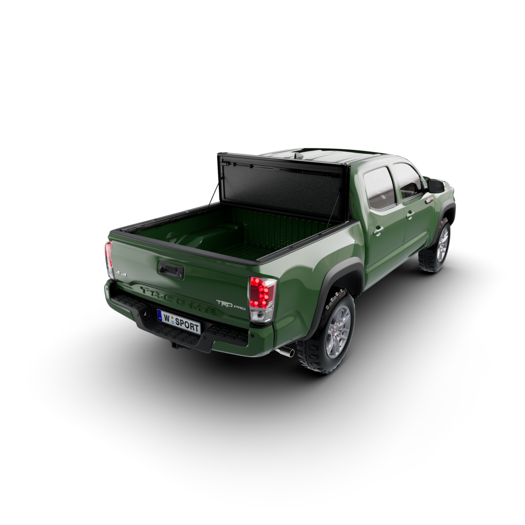 Worksport AL4 Hard Aluminum Full Bed Access Tonneau Cover for 2024–2025 Toyota Tacoma w/Utility Brackets – 5' Short Bed