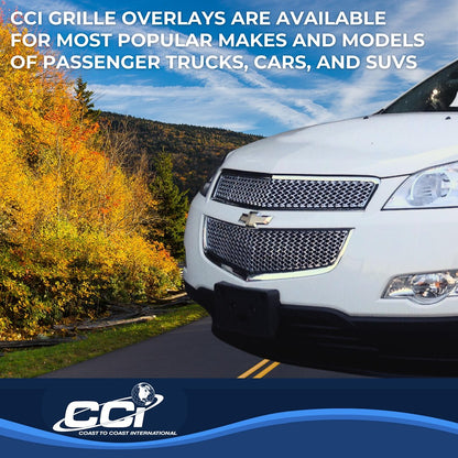 Coast to Coast Chevrolet Traverse 09-12 Grille Overlay, Chrome (IWCGI75)
