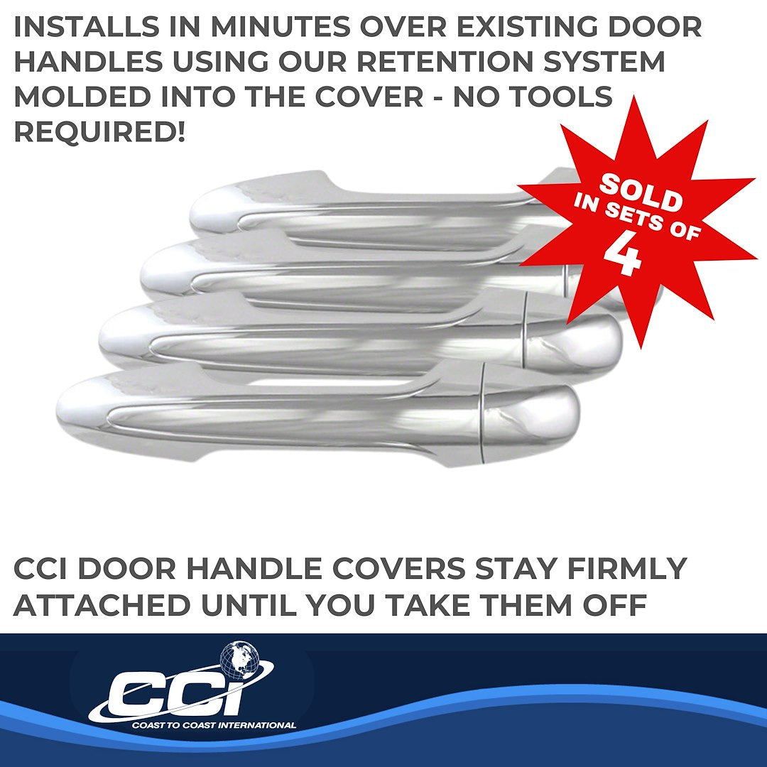 Coast to Coast Toyota RAV4 13-18 Door Handle Covers, Chrome (CCIDH68568B)
