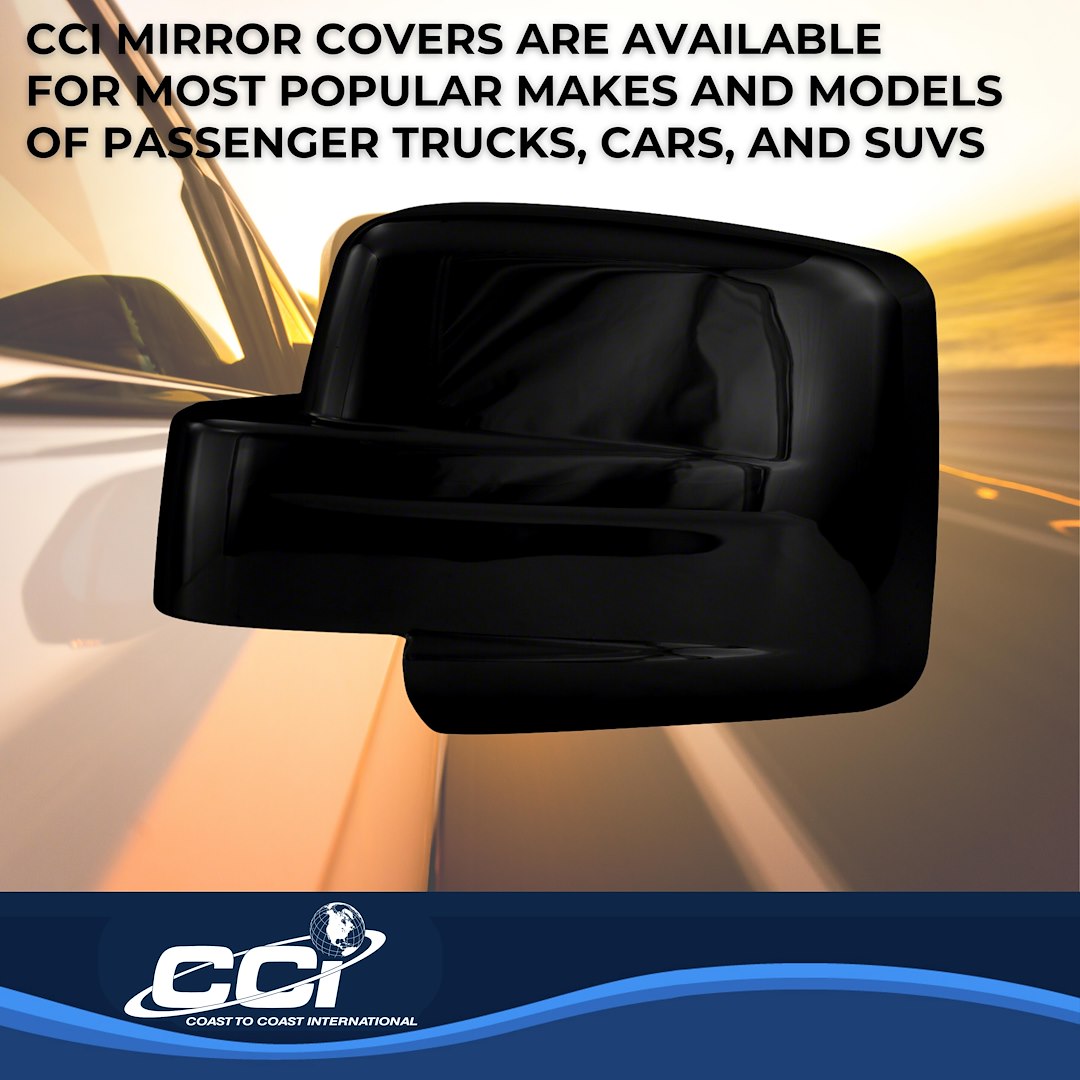 Coast to Coast Jeep Patriot 07-17 (Full w/o Turn Signal) Mirror Covers, Gloss Black (CCIMC67424BK)