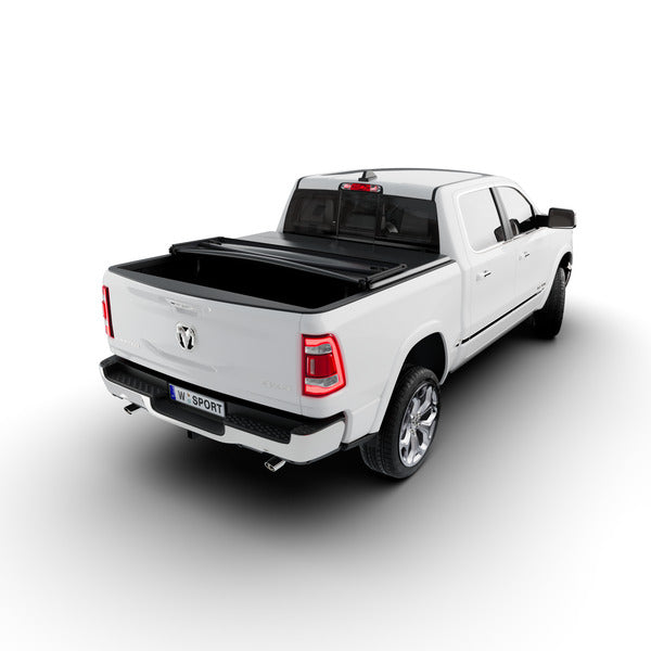 Worksport Vinyl Tri-Fold Tonneau Cover SC3 8' Fits 2019-23 RAM 1500/2500/3500 w/o RamBox w/o Utility Track System Long Bed