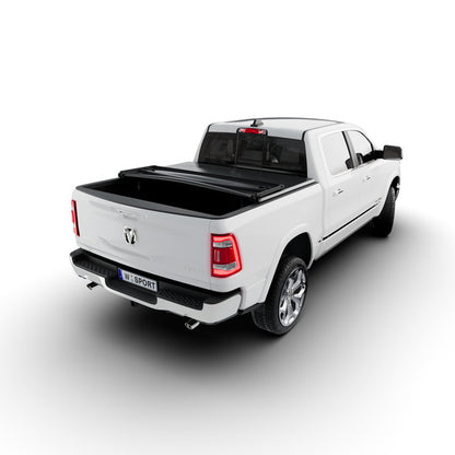 Worksport Vinyl Tri-Fold Tonneau Cover SC3 8' Fits 2019-23 RAM 1500/2500/3500 w/o RamBox w/o Utility Track System Long Bed