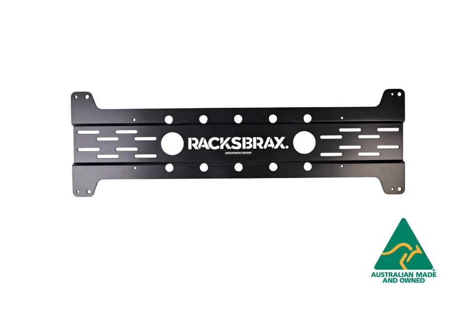 RacksBrax HD Recovery Board Plate Universal Vehicle Mount Flexible Setup HD Hitch Compatible