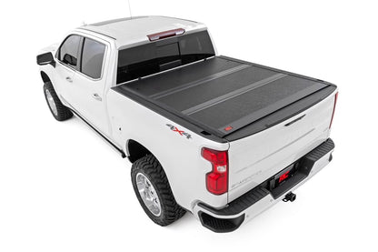 TrailFX Hard Trifold Tonneau Cover for Pickup Trucks - Fits 2014-18 Chevrolet Silverado 1500 / GMC Sierra 1500