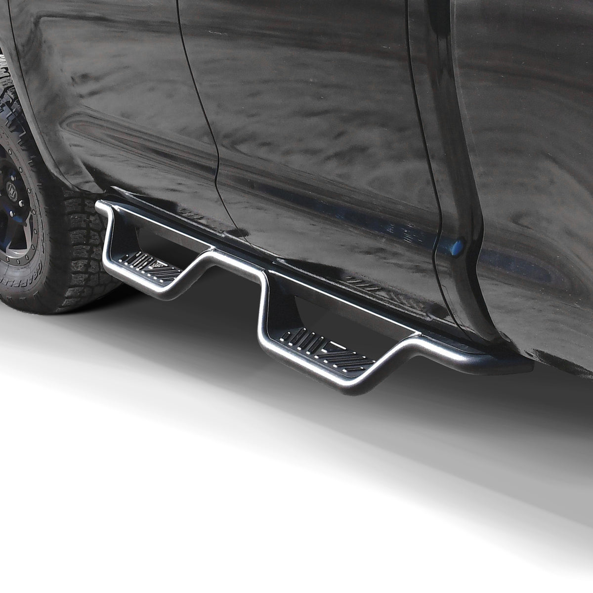 Westin Outlaw Drop Nerf Step Bars Textured Black – Fits 2007-21 Tundra Double Cab