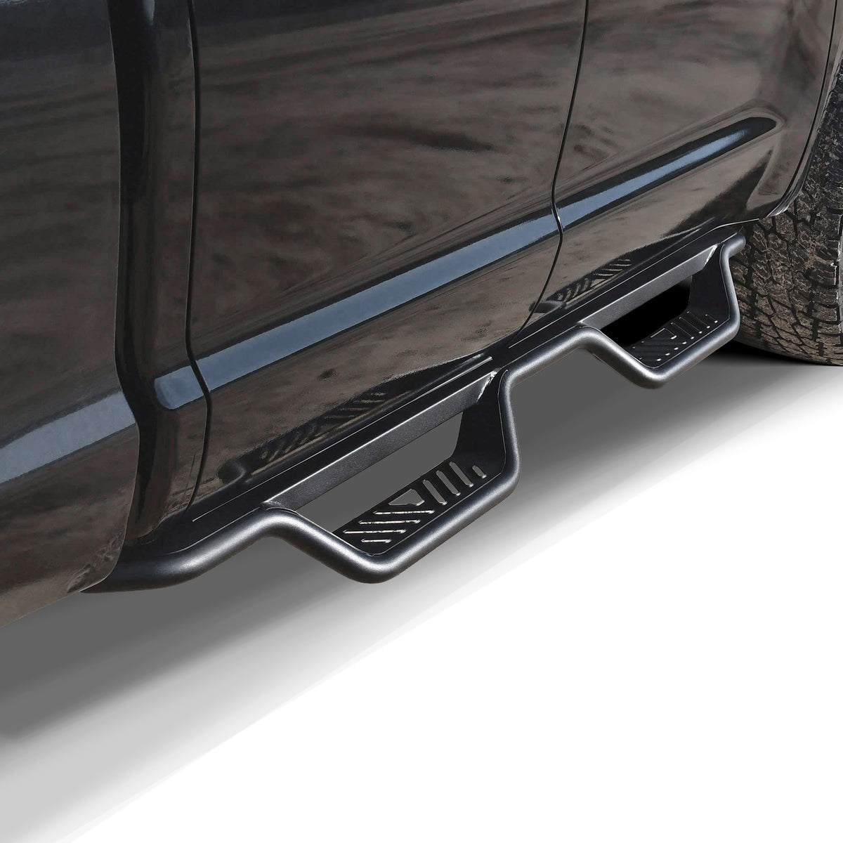 Westin Outlaw Drop Nerf Step Bars Textured Black – Fits 2007-21 Tundra Double Cab