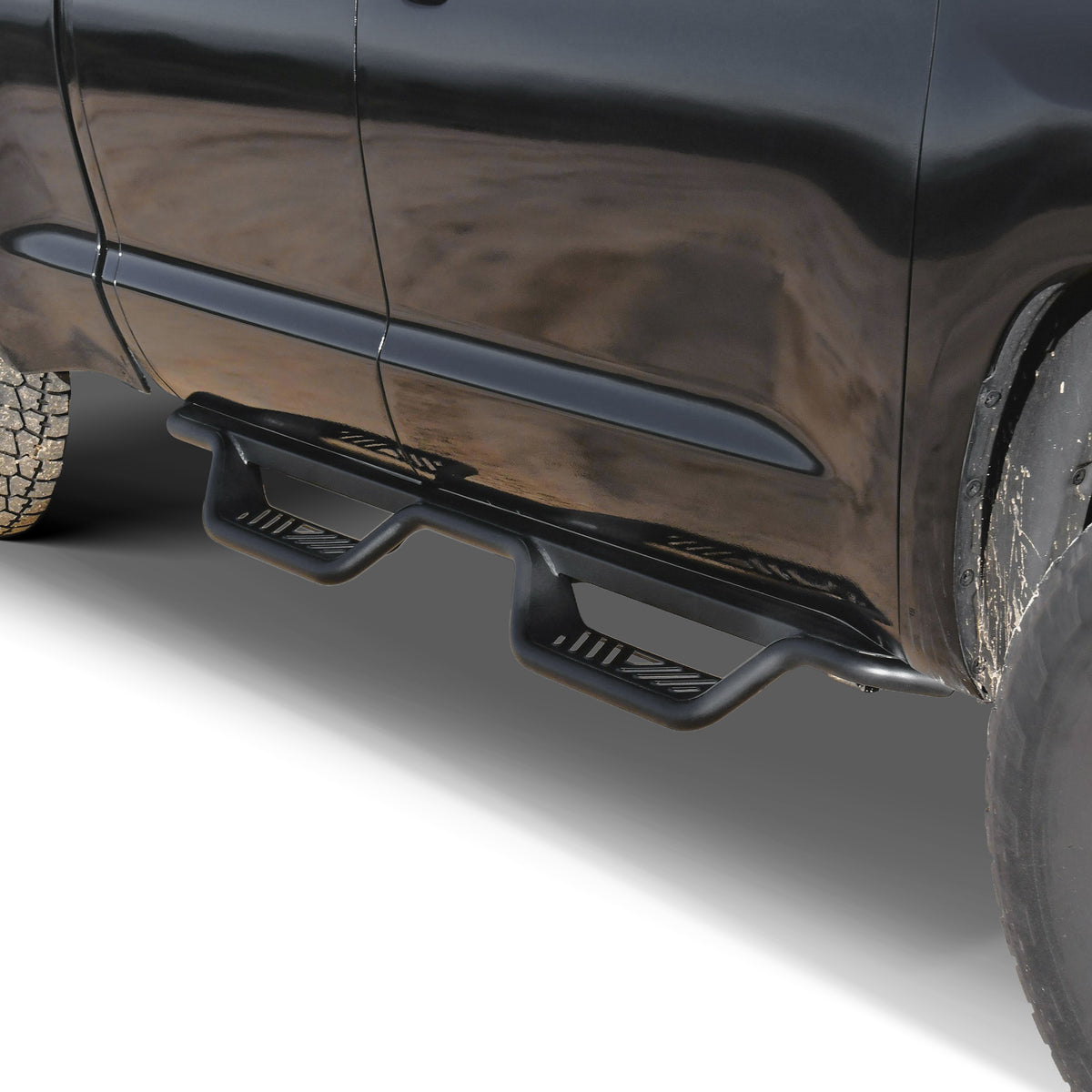 Westin Outlaw Drop Nerf Step Bars Textured Black – Fits 2007-21 Tundra Double Cab