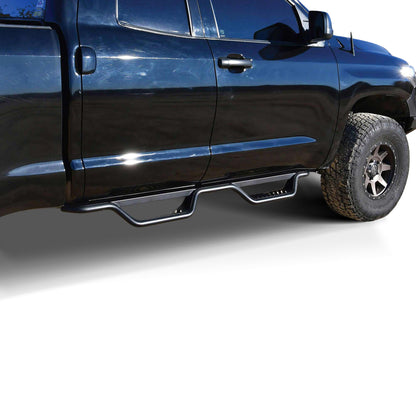 Westin Outlaw Drop Nerf Step Bars Textured Black – Fits 2007-21 Tundra Double Cab