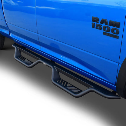 Westin Outlaw Drop Nerf Step Bars Textured Black – Fits 2009-24 Ram 1500 Quad Cab