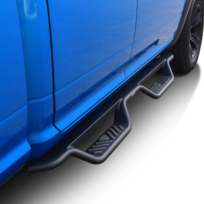 Westin Outlaw Drop Nerf Step Bars Textured Black – Fits 2009-24 Ram 1500 Quad Cab