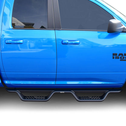 Westin Outlaw Drop Nerf Step Bars Textured Black – Fits 2009-24 Ram 1500 Quad Cab