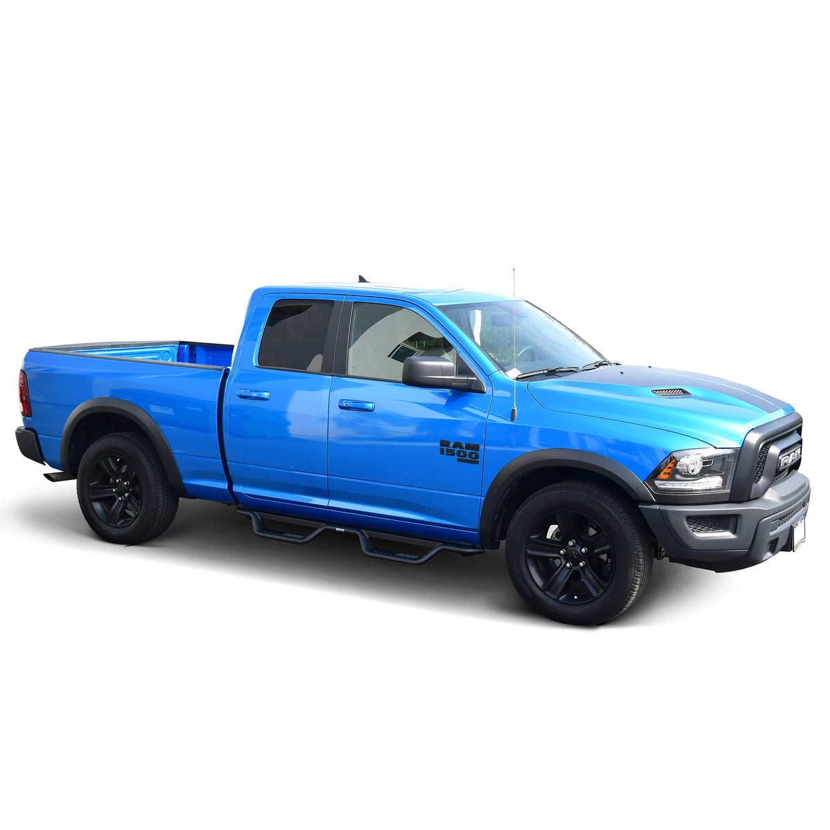 Westin Outlaw Drop Nerf Step Bars Textured Black – Fits 2009-24 Ram 1500 Quad Cab