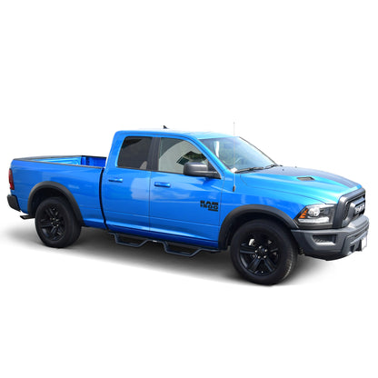 Westin Outlaw Drop Nerf Step Bars Textured Black – Fits 2009-24 Ram 1500 Quad Cab