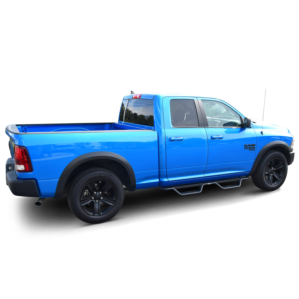 Westin Outlaw Drop Nerf Step Bars Textured Black – Fits 2009-24 Ram 1500 Quad Cab