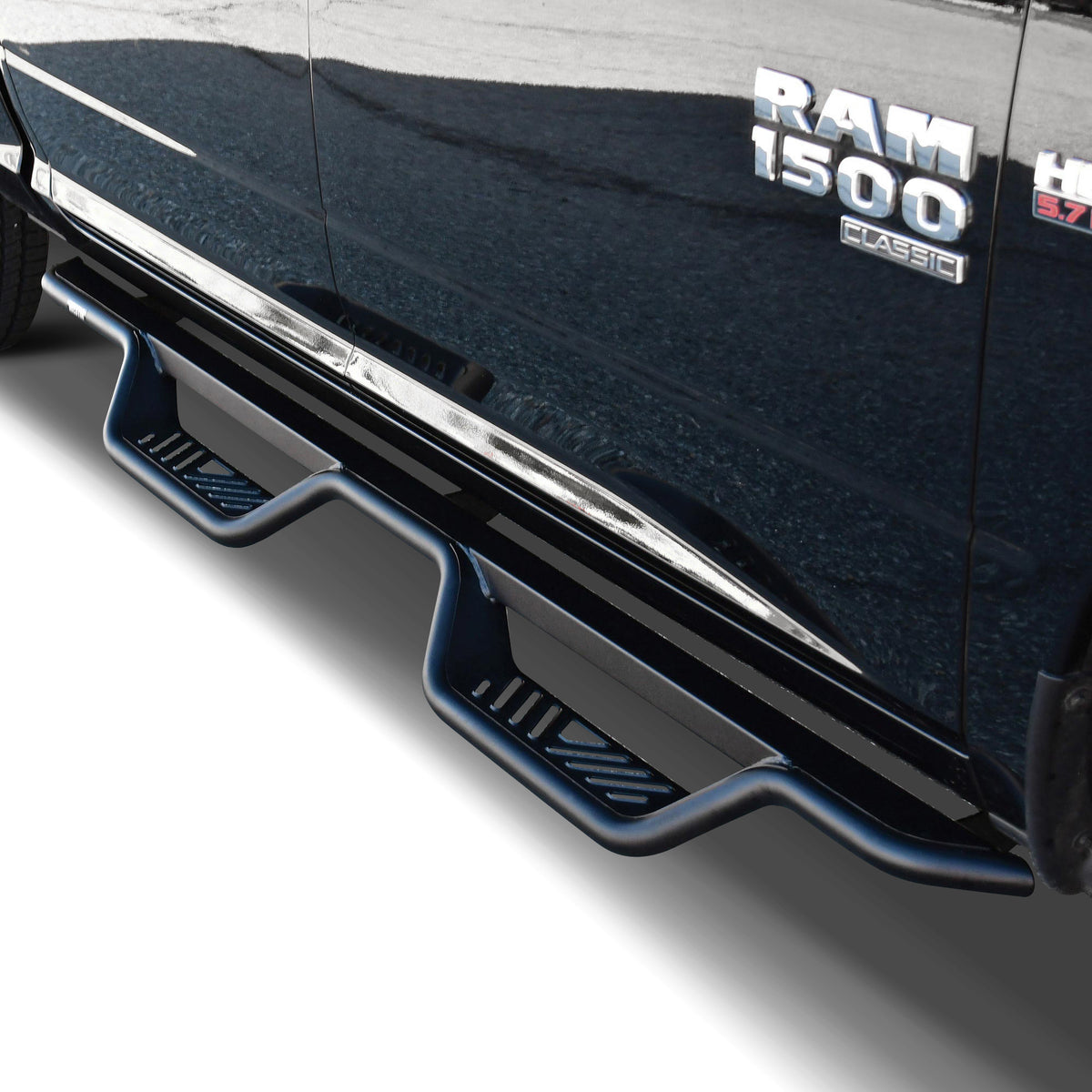 Westin Outlaw Drop Nerf Step Bars Textured Black – Fits 2010-26 Ram 2500 Crew Cab & More