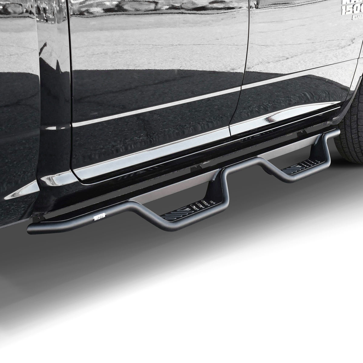 Westin Outlaw Drop Nerf Step Bars Textured Black – Fits 2010-26 Ram 2500 Crew Cab & More