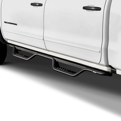 Westin Outlaw Drop Nerf Step Bars Textured Black – Fits 2014-18 Silverado/Sierra 1500 Crew Cab & More