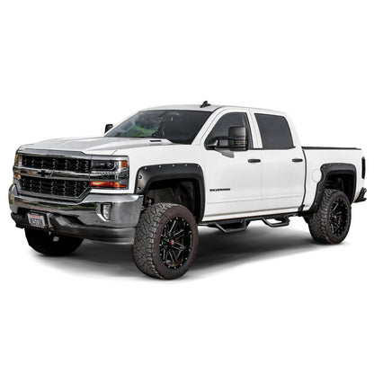 Westin Outlaw Drop Nerf Step Bars Textured Black – Fits 2014-18 Silverado/Sierra 1500 Crew Cab & More