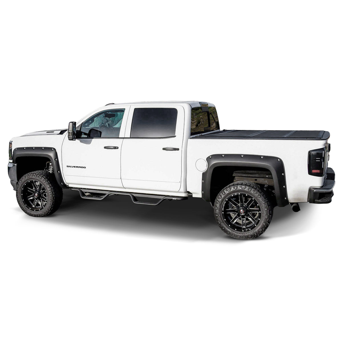 Westin Outlaw Drop Nerf Step Bars Textured Black – Fits 2014-18 Silverado/Sierra 1500 Crew Cab & More