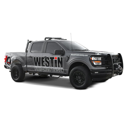 Westin Outlaw Drop Nerf Step Bars Textured Black – Fits 2015-26 F-150 Crew Cab & More