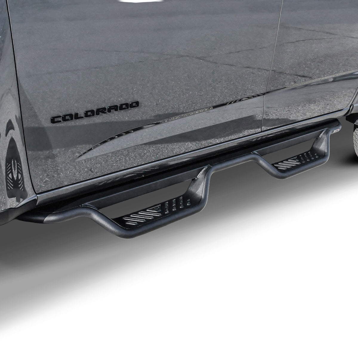 Westin Outlaw Drop Nerf Step Bars Textured Black – Fits 2015-26 Colorado/Canyon Crew Cab