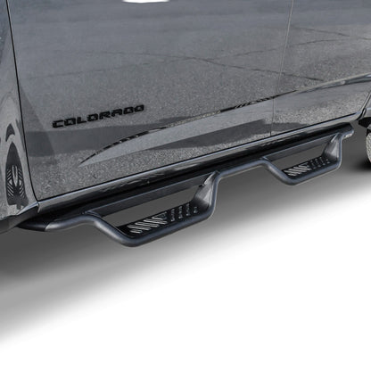 Westin Outlaw Drop Nerf Step Bars Textured Black – Fits 2015-26 Colorado/Canyon Crew Cab