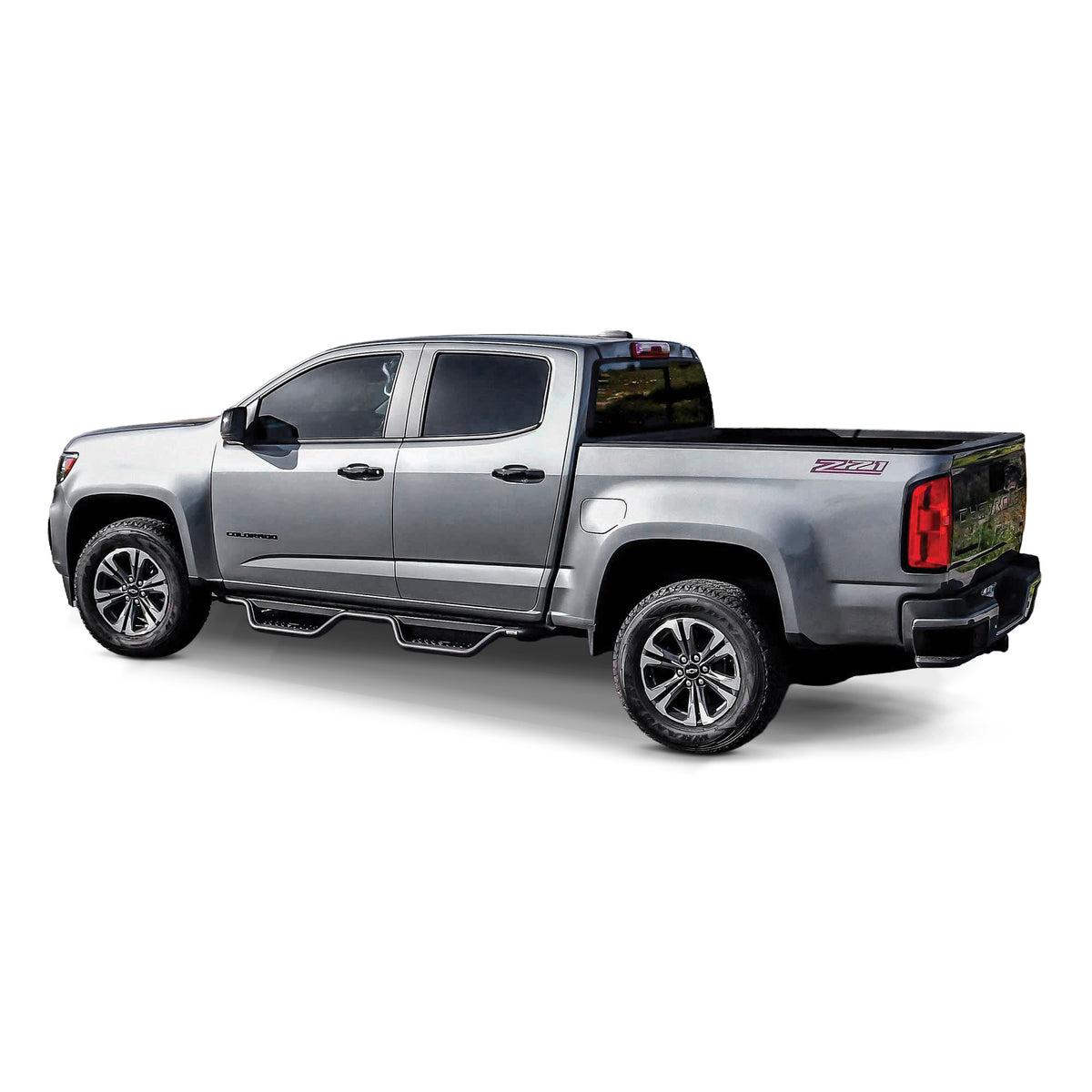 Westin Outlaw Drop Nerf Step Bars Textured Black – Fits 2015-26 Colorado/Canyon Crew Cab
