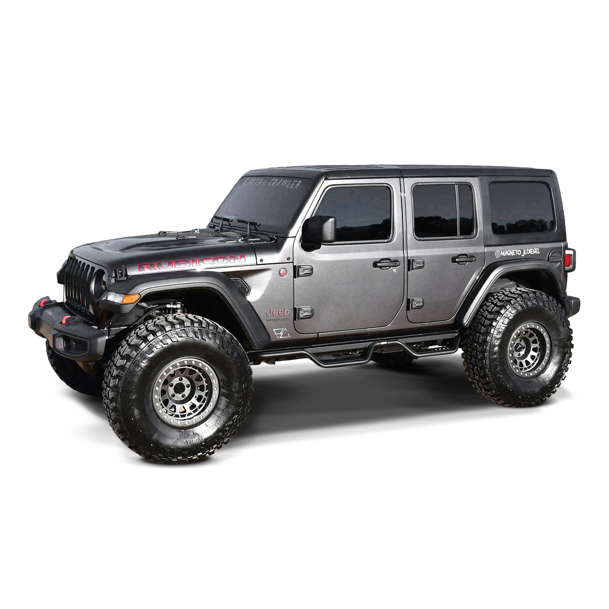 Westin Outlaw Drop Nerf Step Bars Textured Black – Fits 2018-26 Wrangler 4 Door
