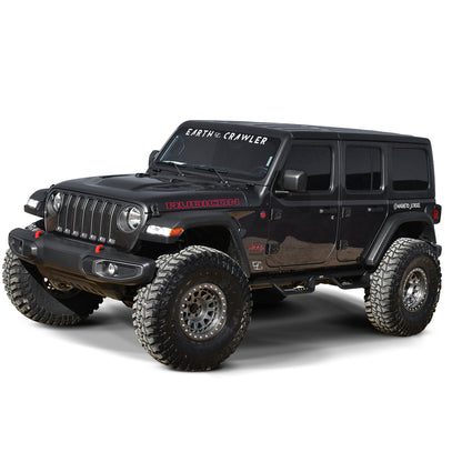 Westin Outlaw Drop Nerf Step Bars Textured Black – Fits 2018-26 Wrangler 4 Door